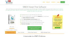 Desktop Screenshot of mboxviewer.com