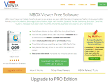 Tablet Screenshot of mboxviewer.com